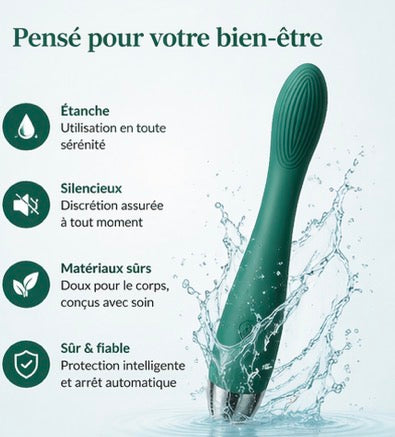 Stimulateur Intime Discret – 10 Modes, Recharge USB, Silencieux & Étanche
