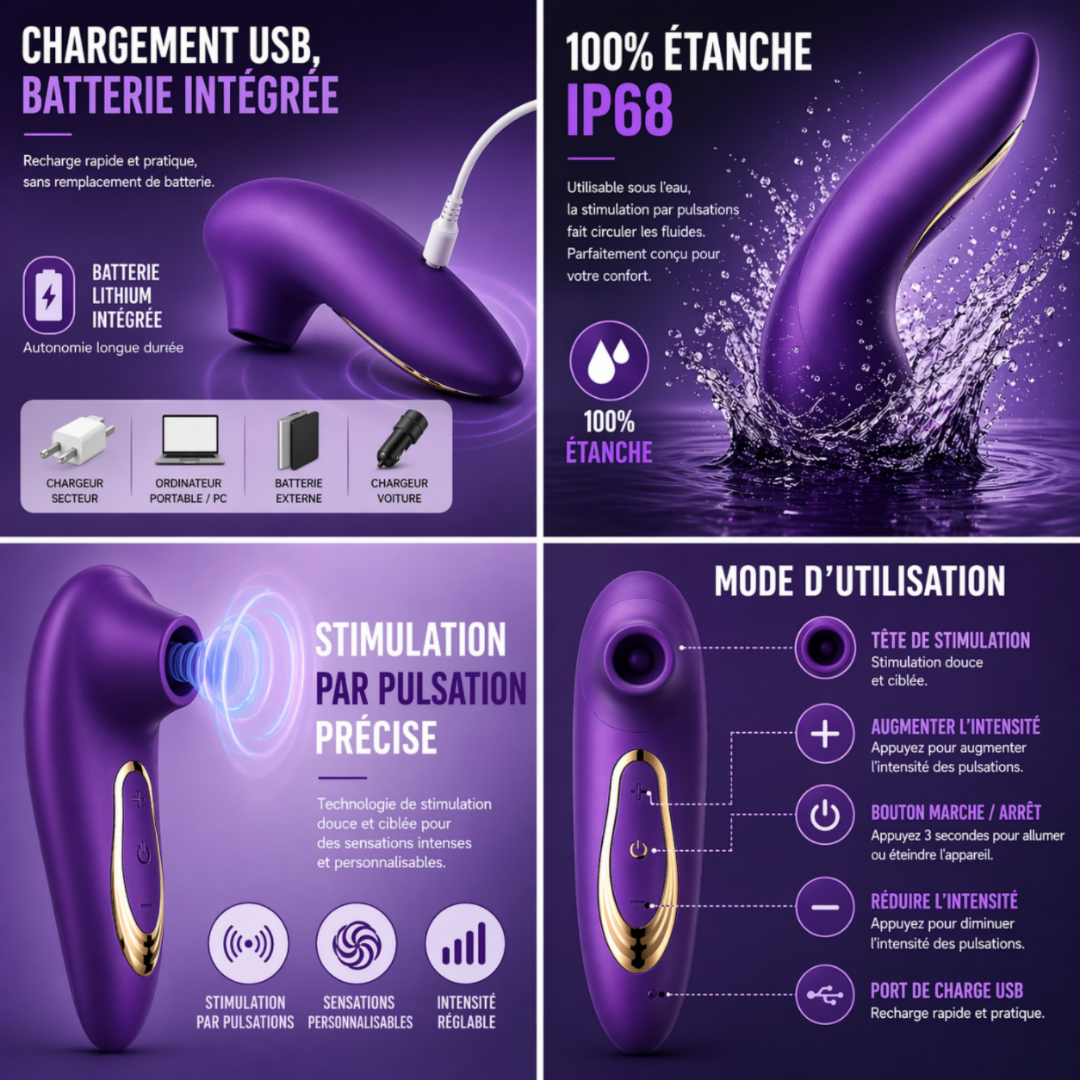 Vibromasseur suceur, suceur oral pour mamelons féminins, stimulateur du clitoris, masseur, articles sexy pour adultes, jouets sexuels pour femmes