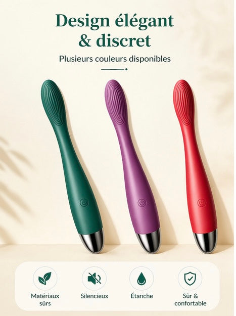 Stimulateur Intime Discret – 10 Modes, Recharge USB, Silencieux & Étanche