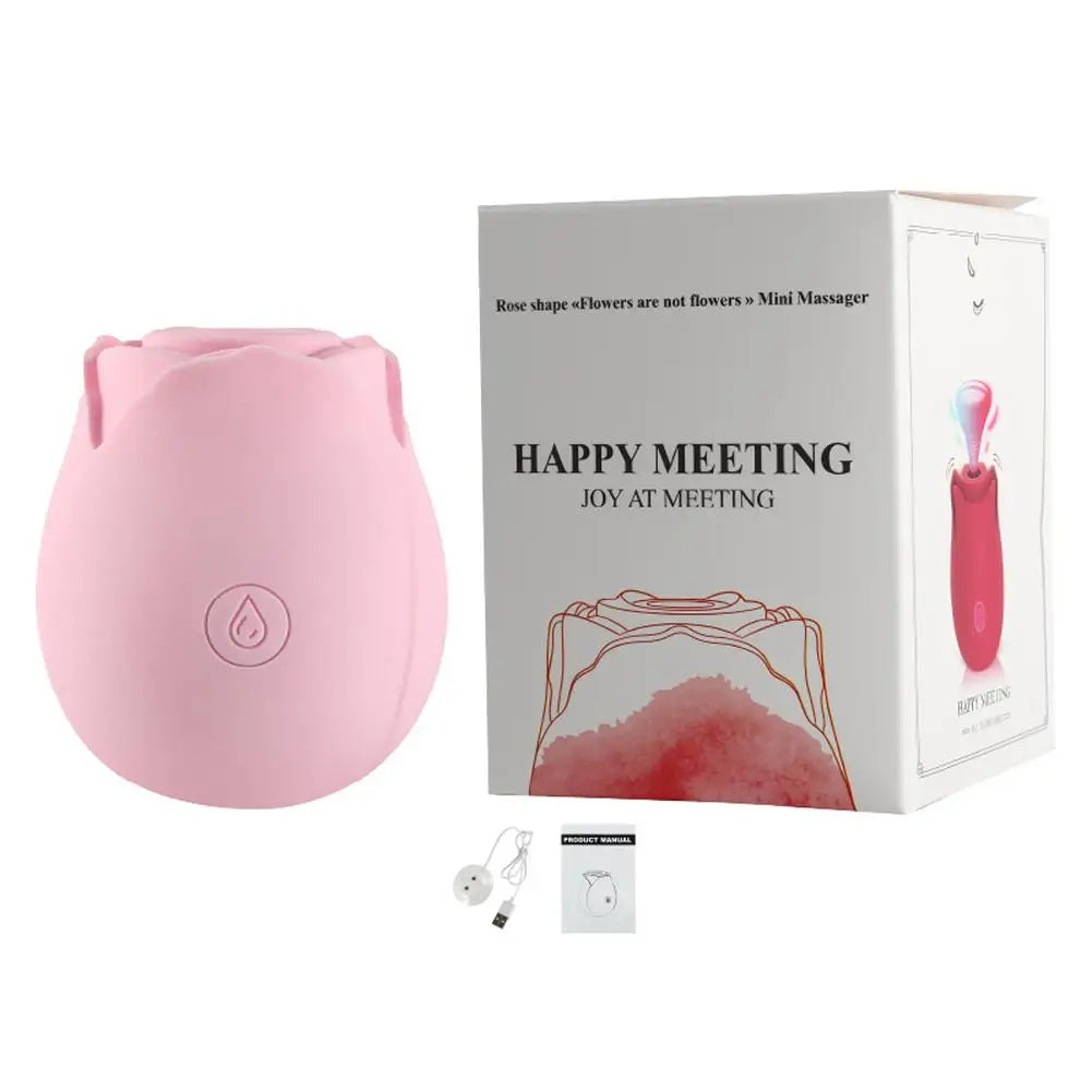 Stimulateur Clitoridien Rose – Rechargeable & Silencieux