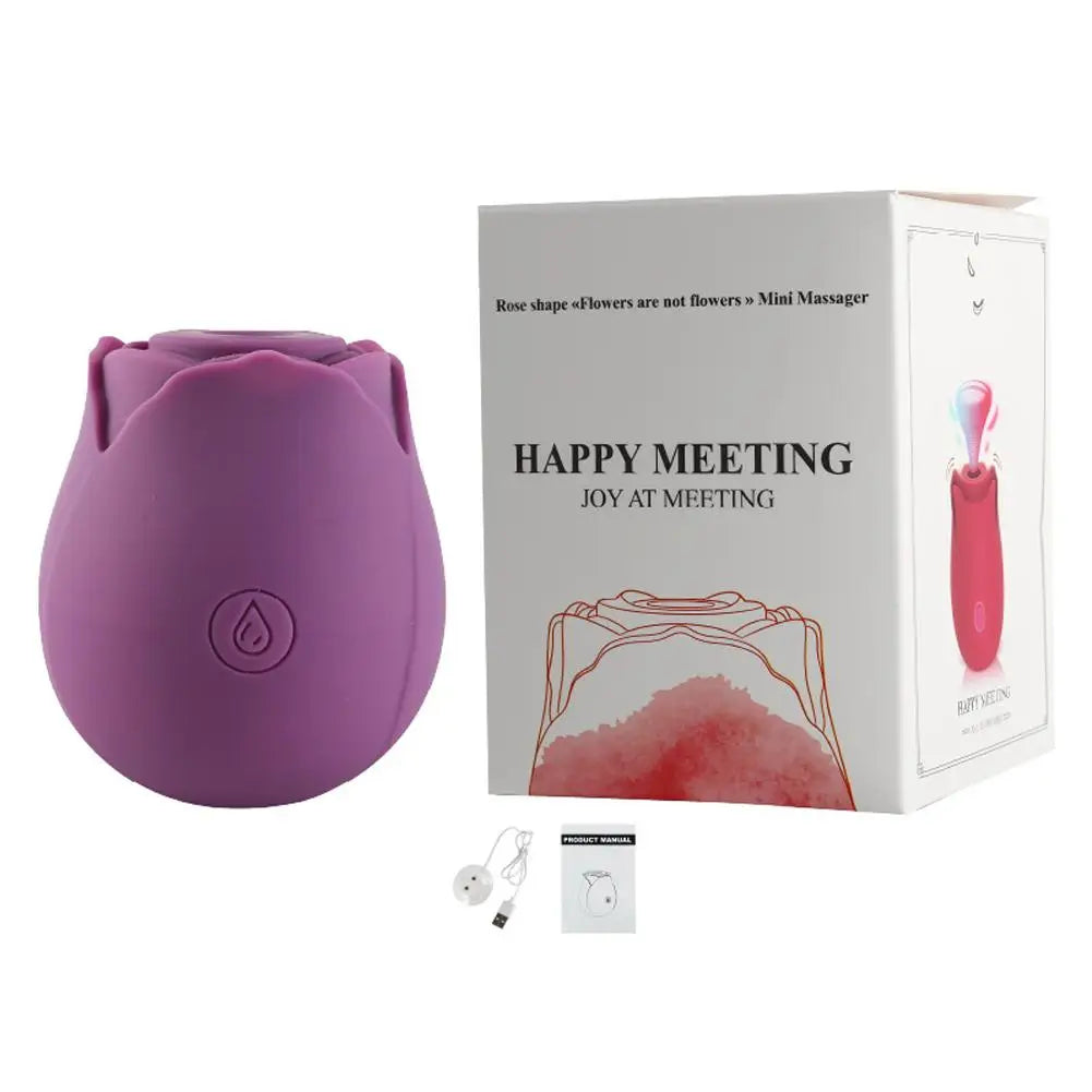 Stimulateur Clitoridien Rose – Rechargeable & Silencieux