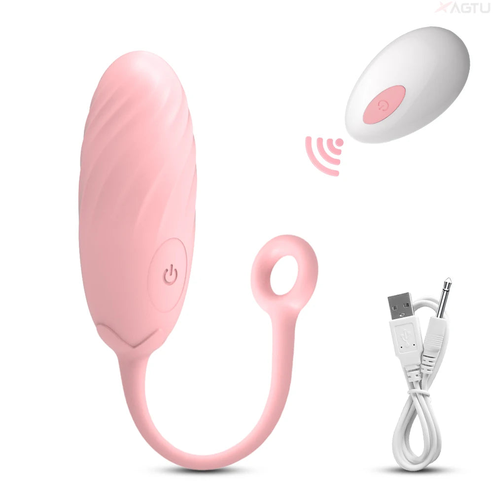 Vibromasseur pour femmes, contrôle de la Masturbation féminine, stimulateur de Clitoris, point G sans fil, gode, œuf d'amour vibrant, jouets sexuels pour adultes