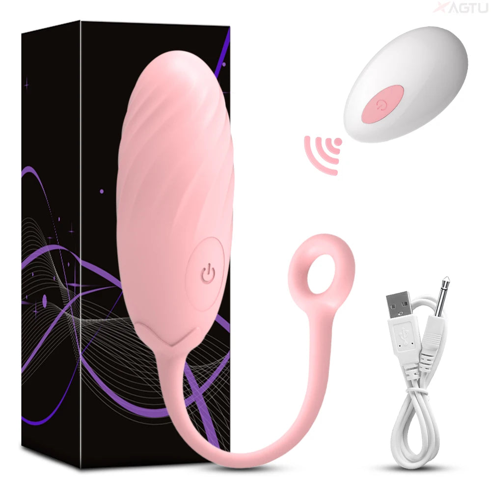 Vibromasseur pour femmes, contrôle de la Masturbation féminine, stimulateur de Clitoris, point G sans fil, gode, œuf d'amour vibrant, jouets sexuels pour adultes