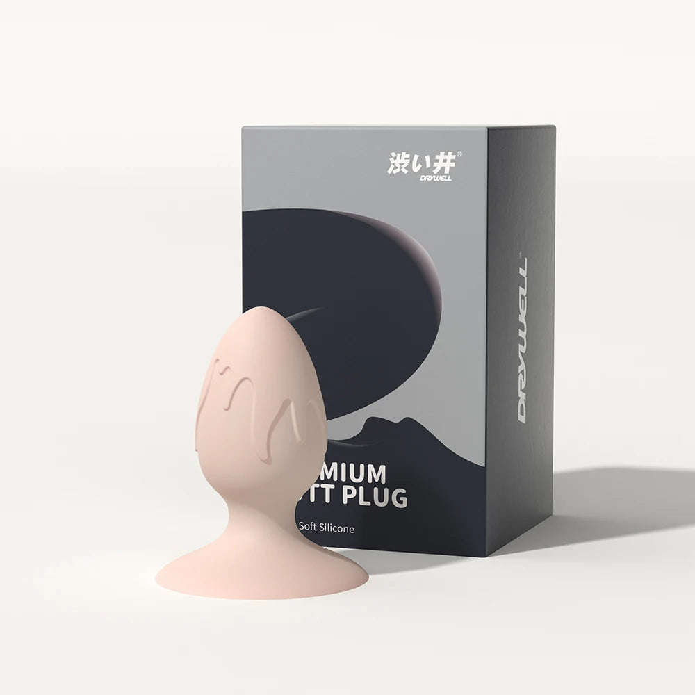 DRY WELL Sex toys anaux pour hommes et femmes, kit d'entraînement avec plugs anaux en silicone, masseur prostatique pour femmes et hommes, pour adultes et couples