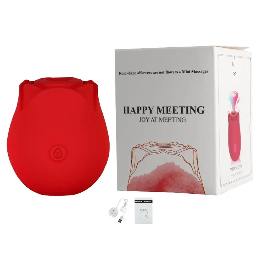 Stimulateur Clitoridien Rose – Rechargeable & Silencieux